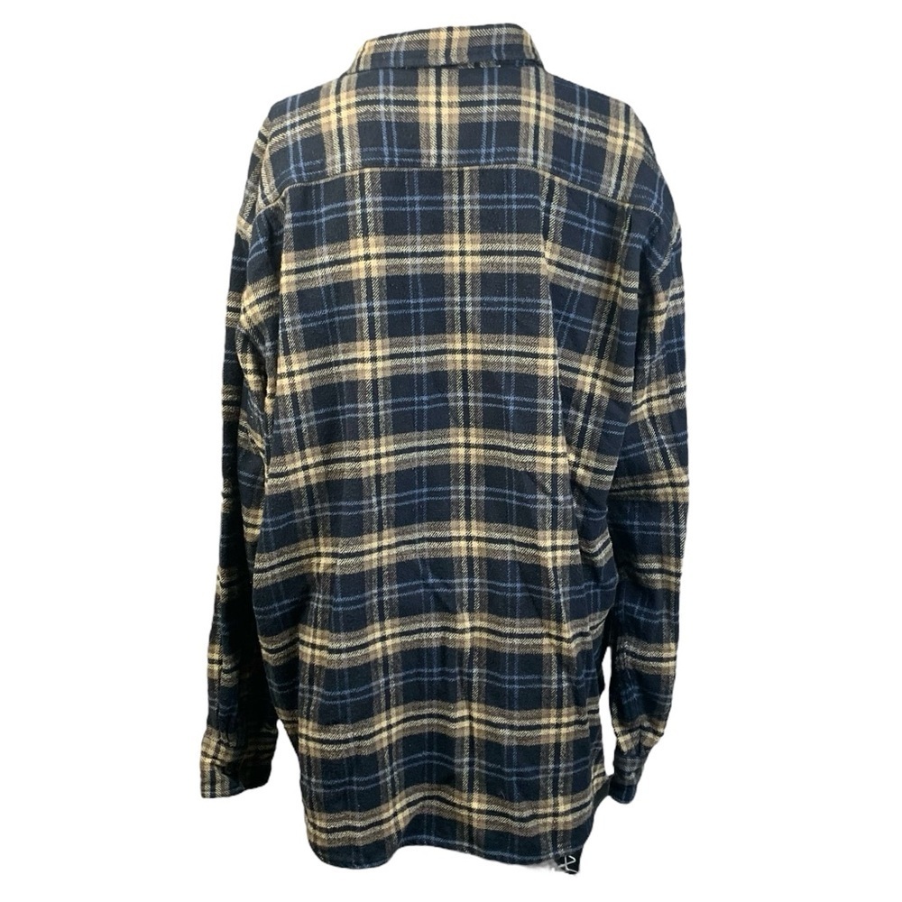 Timberland XXL Flannel Shirt Plaid Fall Pockets Workwear Outdoor Gorpcore Grunge - Picture 2 of 9